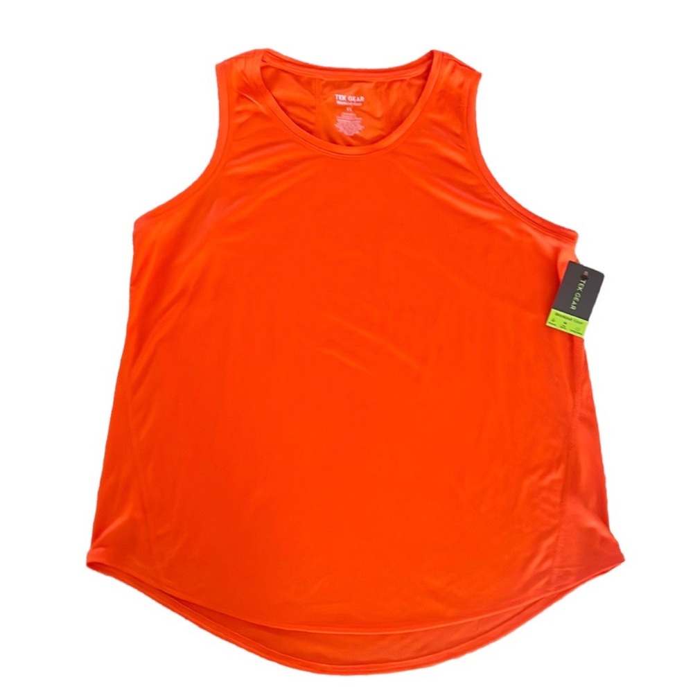 Tek Gear Women’s XL orange tank. NWT!